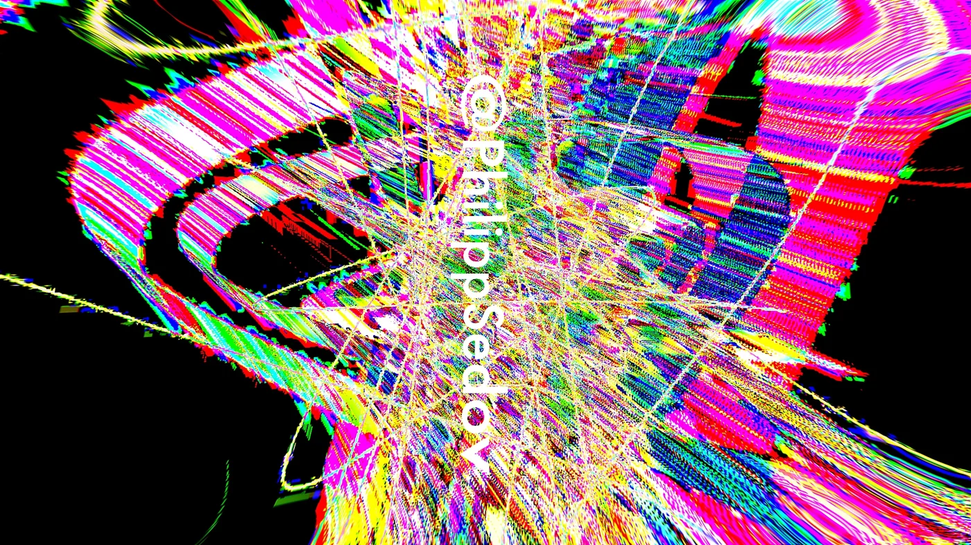 Dance floor volume reactive visuals